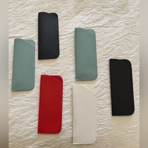 6 NEW Readers Case Bundle -Eye Glass Soft Cases
